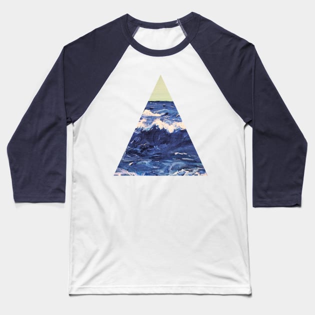 Waves Baseball T-Shirt by alyrill_